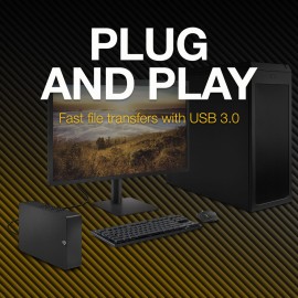 Seagate Expansion - External hard drive - 26 TB - USB 3.0 - Black