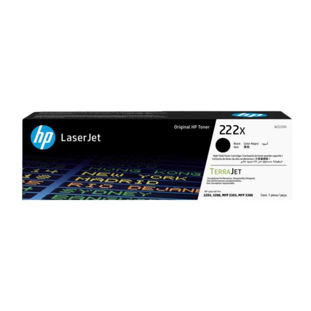HP #222X Black Toner Cartridge