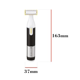 Remington Omniblade Face & Body Shaver for Men, 100% Waterproof, Rechargeable Razor with Removable Head, 35mm Main Blade + 7 Attachments