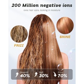 SUPGALIY Dual Voltage Hair Dryer, High-Speed Ionic Blow Dryer for Fast Drying, Travel Compact Hair Blow Dryer with Magnetic Curly Diffuser for Home, Portable Hairdryer International 110-240V