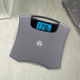 Taylor Precision Products Jumbo Easy-to-Clean 440-lb Capacity Silver Bathroom Scale