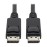 Tripp Lite by Eaton 4K at 60 Hz DisplayPort 1.2 Male/Male Cable with Latches, Black (10 Ft.)