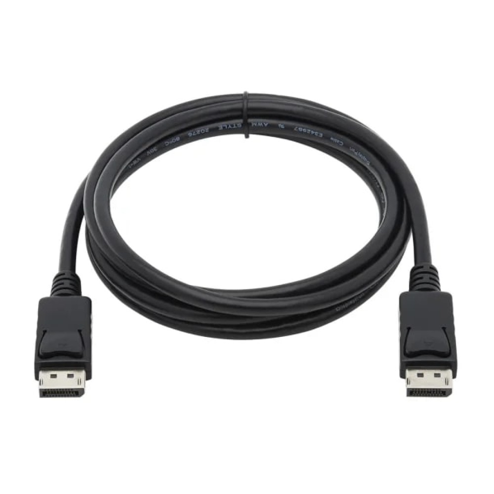Tripp Lite by Eaton 4K at 60 Hz DisplayPort 1.2 Male/Male Cable with Latches, Black (10 Ft.)
