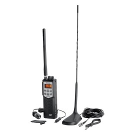 Uniden Pro Series 40-Channel Handheld CB Radio with Magnet-Mount Antenna, Black