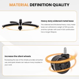 Big and Tall Gaming Chair 440LBS Gaming Chair with Metal Base Memory Foam Lumbar 4D Adjustable Armrest Computer