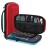 TiMOVO Carrying Case for Nintendo Switch 2 2025, Large Capacity Protective Hard Shell Portable Travel Case Pouch for Switch 2, with 10 Game Card Slots and Pockets for Console & Accessories, Blue+Red