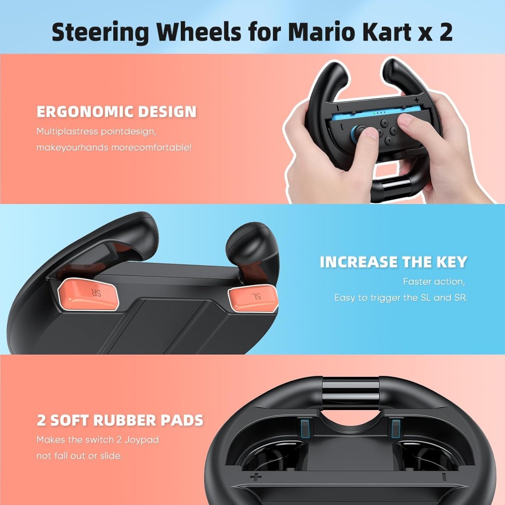 Switch 2 Accessories, Bundle Case for Nintendo Switch 2 (2025), MENEEA ...