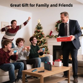 Switch 2 Accessories, Bundle Case for Nintendo Switch 2 (2025), MENEEA 20-IN-1 Kits: Carrying Case, Controller Charger Dock, Grips for Joy Con,Steering Wheels for Mario Kart,Protective Cover for Controller Console for Switch 2