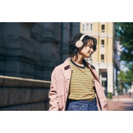 Sony WH-CH520 Wireless Headphones Bluetooth On-Ear Headset with Microphone and up to 50 Hours Battery Life with Quick Charging, Cappuccino