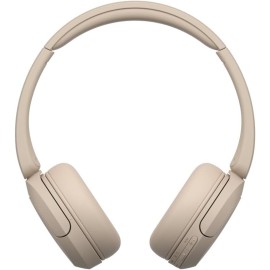 Sony WH-CH520 Wireless Headphones Bluetooth On-Ear Headset with Microphone and up to 50 Hours Battery Life with Quick Charging, Cappuccino
