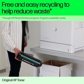 HP #222X Yellow Toner Cartridge