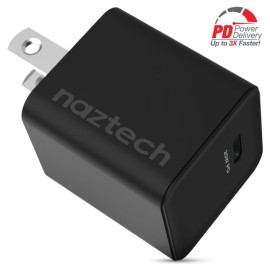 Naztech 20-Watt Power Delivery Mini Fast Wall Charger (Black)