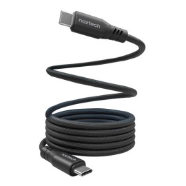 Naztech REcoil 100-Watt 6-Ft. USB-C to USB-C Magnetic Braided Cable (Black)