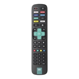 One For All Replacement Remote for Roku TVs, Black