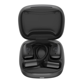 Raycon Essential Open Earbuds Bluetooth Earbuds with Microphone and Charging Case (Carbon Black)