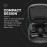 Raycon Essential Open Earbuds Bluetooth Earbuds with Microphone and Charging Case (Carbon Black)