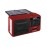 QFX Portable AM/FM/Shortwave Radio with Bluetooth, Flashlight, and Solar Panel, Red,