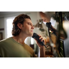 Philips Norelco Shaver 1100 Series, Dry Electric Shaver, 27 Self-Sharpening ComfortCut Blades, 4D Floating Heads, P-Cap, Deep Black