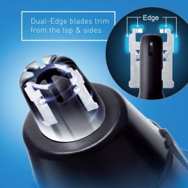 Panasonic Men's Ear and Nose Hair Trimmer, Wet Dry Hypoallergenic Dual Edge Blade