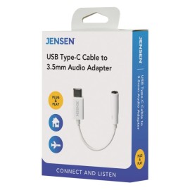 JENSEN USB-C to 3.5 mm Audio Cable Adapter