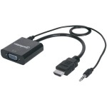 Manhattan HDMI Male to VGA Female Converter with Audio