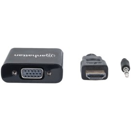 Manhattan HDMI Male to VGA Female Converter with Audio