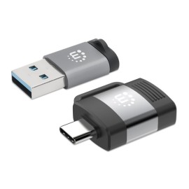 Manhattan 2-Piece USB-C to USB-A and USB-A to USB-C Adapter Set