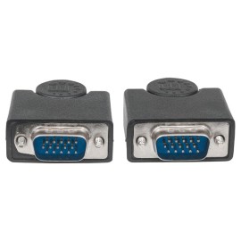 Manhattan HD15-Male to Male SVGA Cable with Ferrite Core, 10ft