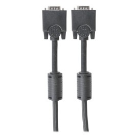 Manhattan HD15-Male to Male SVGA Cable with Ferrite Core, 10ft