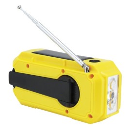 Emerson Emergency AM/FM Portable Weather Radio and Power Bank, Yellow