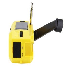 Emerson Emergency AM/FM Portable Weather Radio and Power Bank, Yellow