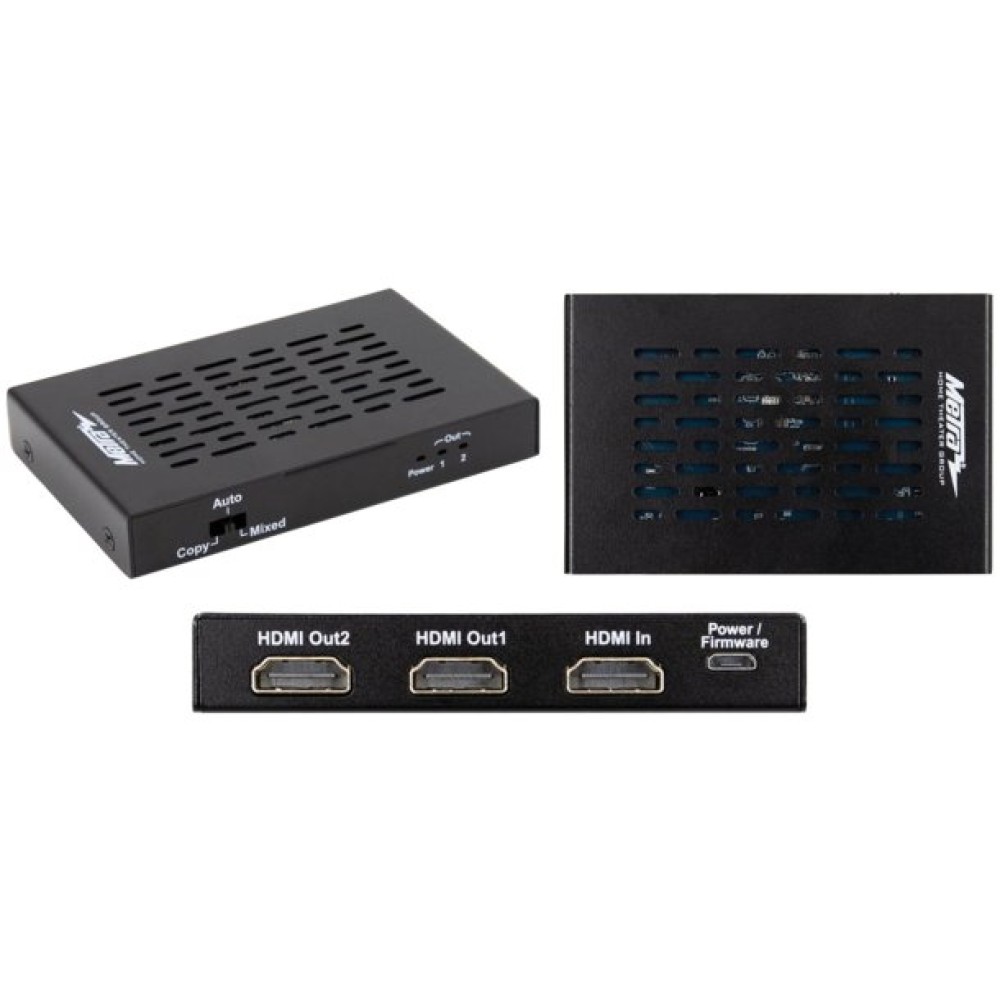 Ethereal HDMI Scaling Splitter with 1 Input and 2 Outputs