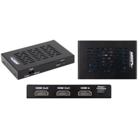 Ethereal HDMI Scaling Splitter with 1 Input and 2 Outputs,
