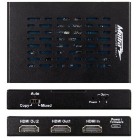 Ethereal HDMI Scaling Splitter with 1 Input and 2 Outputs
