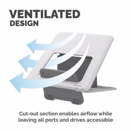 Fellowes Breyta Ergonomic Laptop Riser Stand (White)