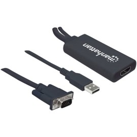 Manhattan VGA and USB to HDMI Converter