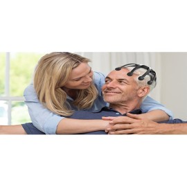 Azpen Head Massager with 14 Massaging Nodes, 5 Vibrating Modes, Bluetooth, and 360° Coverage