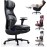 EMIAH Ergonomic Office Chair with Foot Rest Reclining Office Chair with Adjustable Arms and Headrest High Back Gaming
