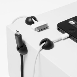 Bluelounge CableDrop Mini Cable Routing Clip, BLUCDM, 9 Pack (Black)