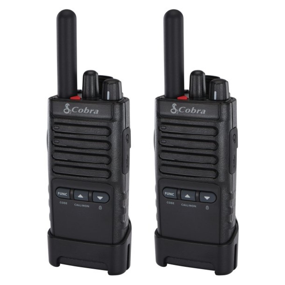 Cobra PX650 Pro Business 42-Mile-Range 2-Way Radios with Surveillance Headset, 2 Count