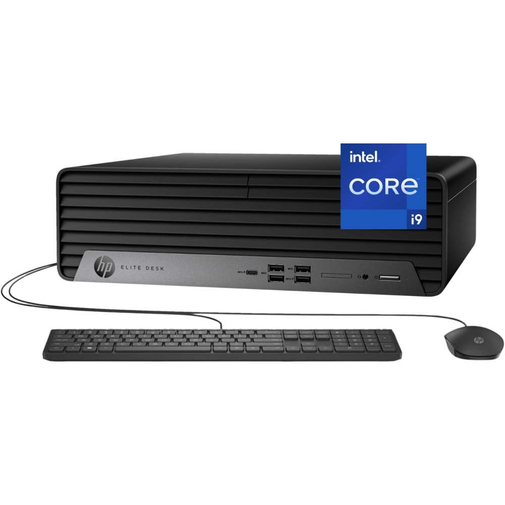 HP Elite SFF 600 G9 Desktop, Intel Core i9-12900K (16 Cores, Up to 5.2GHz), 64GB DDR5 RAM, 1TB SSD, Compact & Quiet, High Performance, Wi-Fi, Bluetooth, Type-C, HDMI, DisplayPorts, Windows 11 Pro