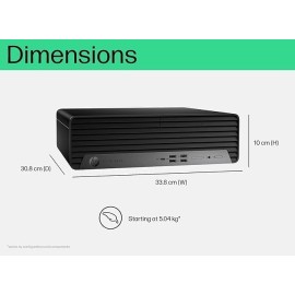 HP Elite Desk SFF 600 G9 Business Desktop Computer, 14th Gen Intel 20-Core i7-14700 Processor, 32GB DDR5 RAM, 1TB PCIe SSD, Small Form Factor, Wi-Fi, Type-C, DisplayPorts, HDMI, Windows 11 Pro