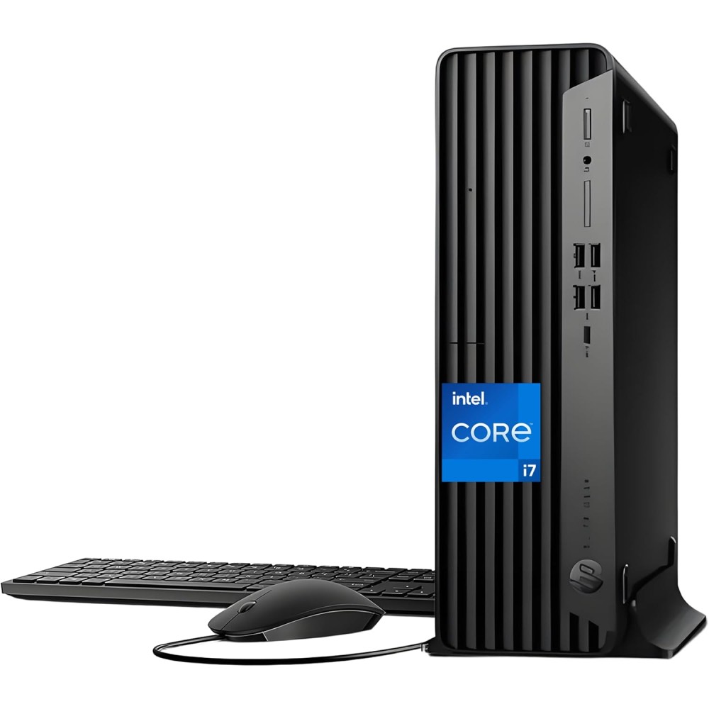 HP Elite Desk SFF 600 G9 Business Desktop Computer, 14th Gen Intel 20-Core i7-14700 Processor, 32GB DDR5 RAM, 1TB PCIe SSD, Small Form Factor, Wi-Fi, Type-C, DisplayPorts, HDMI, Windows 11 Pro