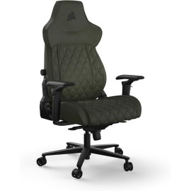 Corsair TC500 Luxe Gaming Chair - Premium Breathable Fabric - Wide Seat - Five-Way Adjustable Armrests - Adjustable Buil t-in Lumbar Support - 90-160 Degree Recline - Sherwood