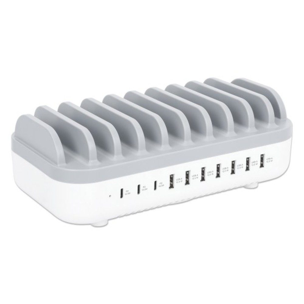 Manhattan 10-Port 120-Watt USB Power Delivery Charging Station