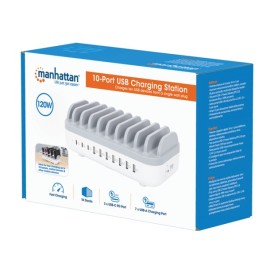 Manhattan 10-Port 120-Watt USB Power Delivery Charging Station