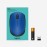 Logitech M170 - Mouse - right and left-handed - wireless - 2.4 GHz - USB wireless receiver - blue
