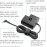 HP 65W Laptop Travel 19.5 Volts 3.33 Amps Power Adapter (4.5 millimeter connector)