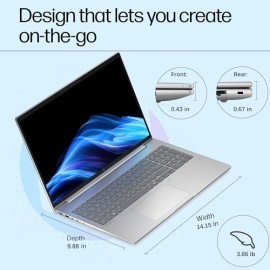 HP EliteBook 6 G1i Business Laptop Computer, Copilot AI, Intel 12-Core Ultra 7 255U, 64GB DDR5 RAM, 1TB PCIe SSD, 16