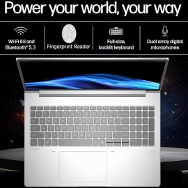 HP EliteBook 6 G1i Business Laptop Computer, Copilot AI, Intel 12-Core Ultra 7 255U, 64GB DDR5 RAM, 1TB PCIe SSD, 16